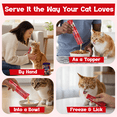 thumbnail image 5 of Beefeaters Chicken Lickable Cat Treats, 12 Squeeze Tube Puree Packs – Grain-Free, No Sugar, with Taurine, Ideal for Hand-Feeding & Toppers, 5 of 9