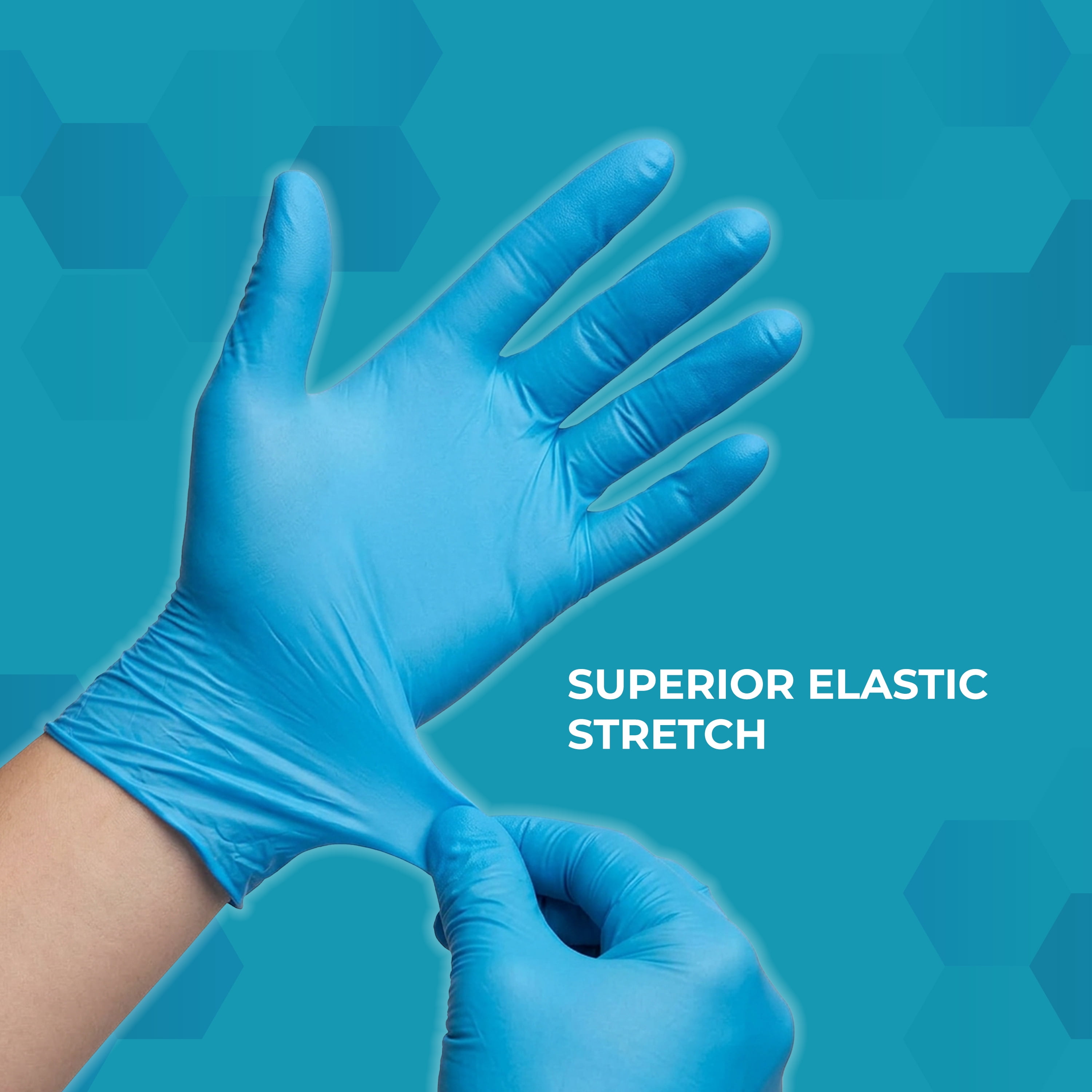 VOS Disposable Gloves Size Large – 1000 Pcs Box, Latex & Powder Free Nitrile Rubber Gloves, Food Safe, Single Use Protective Gloves For Cooking, Cleaning, Medical Use