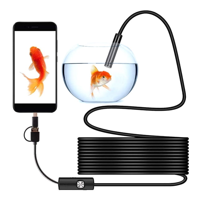 USB Endoscope is Suitable for Otg Android Phones Computers 5.5mm Endoscope ispection Snake Camera Waterproof with Micro USB Type C