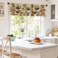 thumbnail image 2 of AshasdS Bee Daisy Window Valance Polyester Rod Pocket Spring Floral Curtain Valance for Farmhouse Nursery Living Room Bedroom, 2 of 5