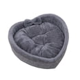 thumbnail image 2 of Cute Heart Shaped Dog Bed Kennel Love Nest Soft Cotton Velvet Warm Sleeping for Winter Summer, 2 of 8