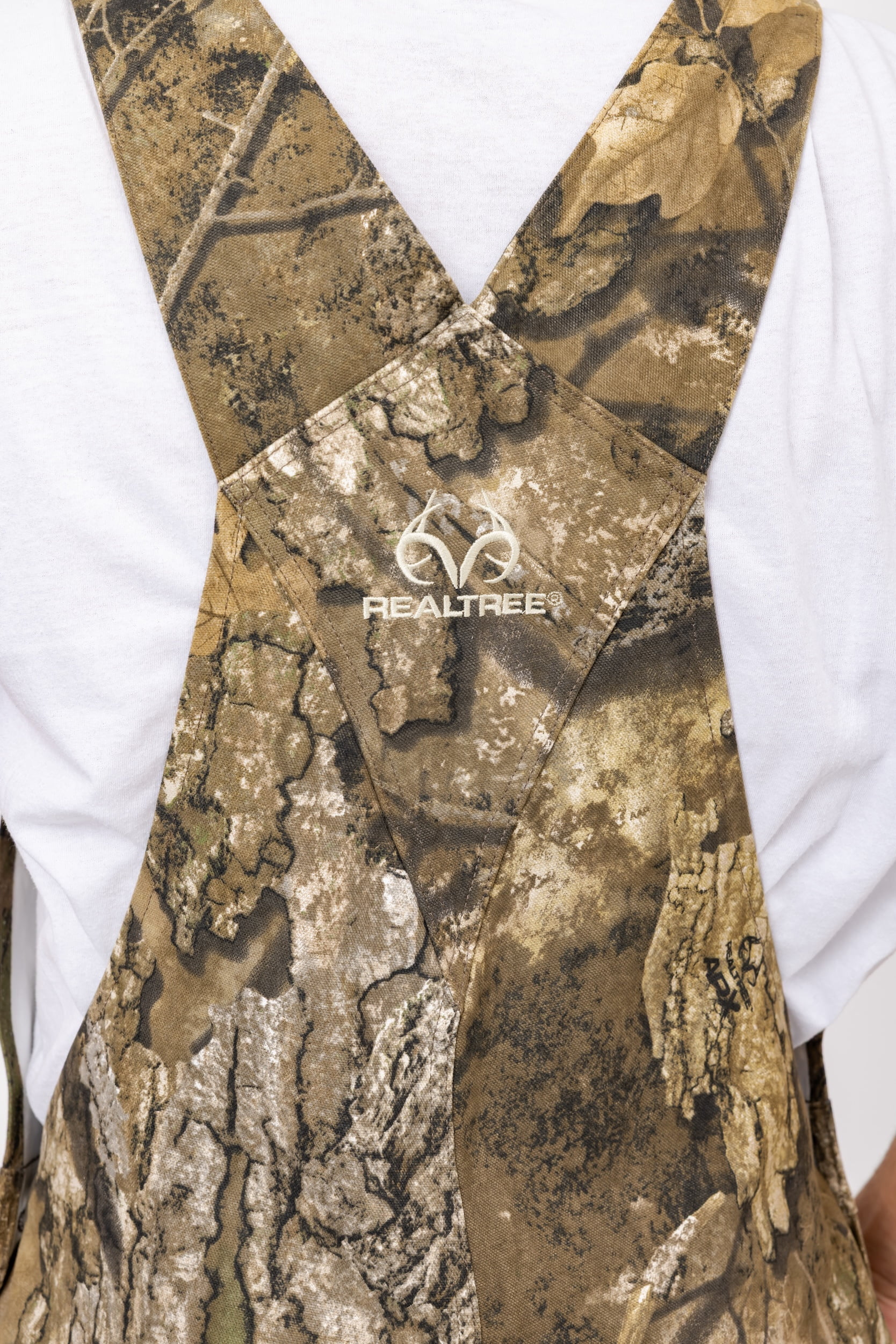 Realtree Men's Camo Hunting Cotton Bib Overalls, All-season Uninsulated Camouflage Bib Overalls for Outdoor Activities | Size 3X