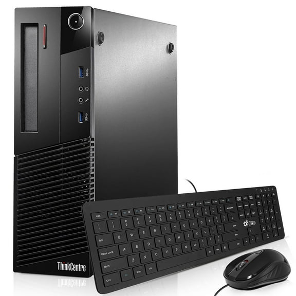 Restored Lenovo ThinkCentre M83/M93 Desktop Computer PC. Intel Quad Core i5-4570 upto 3.60GHz, 16GB DDR3 Ram, 256GB SSD, Wi-Fi, BTO Keyboard & Mouse, Windows 10 Professional (Refurbished)