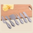 thumbnail image 5 of Cheese Knives with Exquisite Box Cheese Slicer Cheese Cutters Cheese Fork Cheese Knife Stainless Steel Slicer, 5 of 5