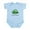 Sky Blue, variant on CafePress - Turtles Rule! Infant Bodysuit - Baby Light Bodysuit, Size Newborn - 24 Months