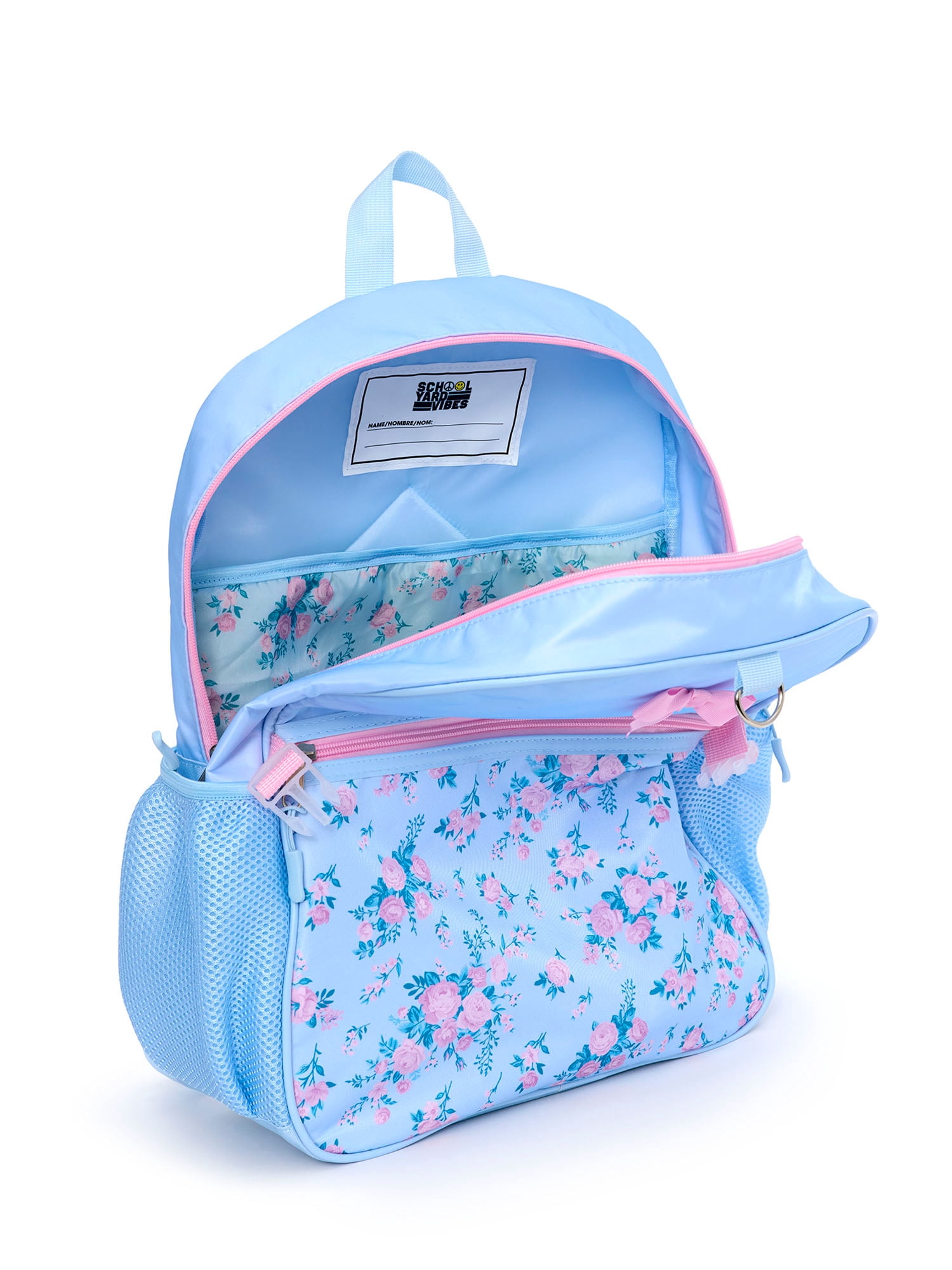 Schoolyard Vibes 17" 3 Piece Backpack Set with Headphones and Kids Lunch Box