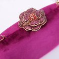 thumbnail image 2 of Women Handbag Evening Party Bridal Clutch Flower Lock Bag Prom Wedding Wallet, 2 of 5