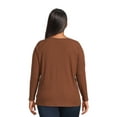 thumbnail image 3 of Terra & Sky Plus Size Sweetheart Rib Top, 2-Pack, 3 of 5