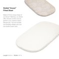 thumbnail image 3 of Sábanas ajustables Stokke Snoozi para colchón ovalado Snoozi, paquete de 2, 3 of 4