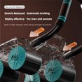 thumbnail image 4 of Advanced Auto-Rebound Abdominal Wheel with Brake System - 4-Wheel, 6-Elbow Support Design for Core Training, Non-Slip Rubber Outer Ring, PVC & Steel Construction, 1.4kg Net Weight, 36x23x10cm, Black, 4 of 6