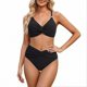 thumbnail image 4 of Traje de baño de dos piezas Tankini para mujer, estilo conservador de primavera, con falda de color liso y abertura en la parte delantera, tankinis para mujer, trajes de baño de dos piezas para mujer,, 4 of 7