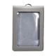 thumbnail image 5 of Funda para tarjetas con porta credencial, suave, reutilizable, con ventana transparente, tipo vertical Gris, 5 of 9