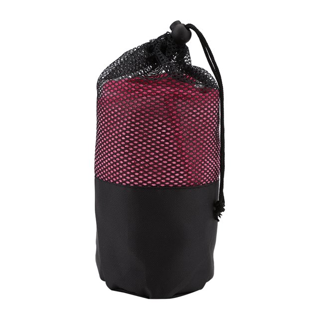 Toalla de microfibra de secado rápido para deportes, viaje, Camping, Fitness, natación, tela de reloj al aire libre (rosa roja)