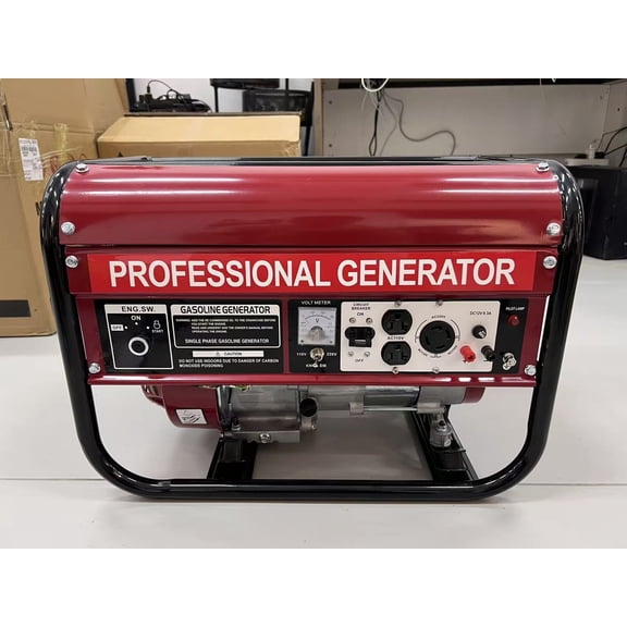 5000W Portable Generator Gas Powered 4 Stroke for Home Backup Construction