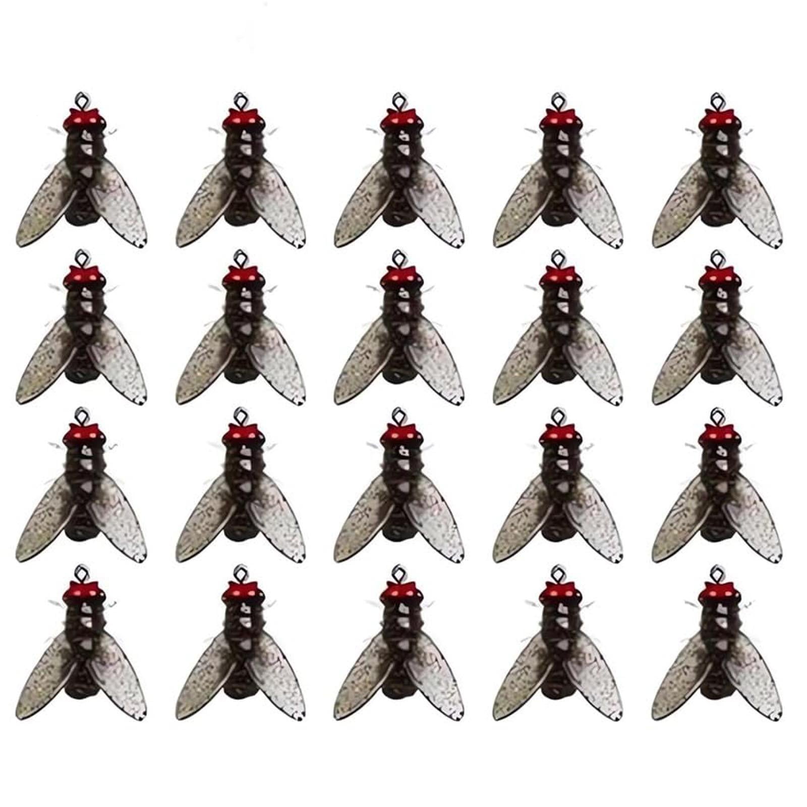 Fishing Flies with Bionic Realistic Insect Design and Sharp Barbed Hook Versatile Freshwater Fishing Lures for Trout Bass and Panfish Practical Outdoor Angling Accessory 20