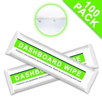 Car Cleaning Wipes Wet Cleaning Cloths for Car Interior Dashboard Seat Leather Windshield Lemond Scented, Individual Pack Pre-moisten Car Detailing Wipes ( 100 Pack )