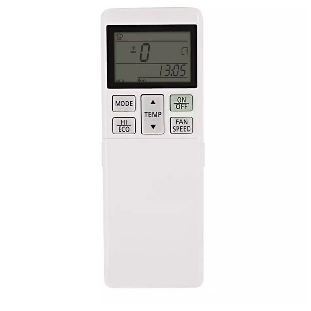 Matsuzay Control remoto Suministros para el hogar Dispositivo de control Controlador de acondicionador Tamaño compacto Pantalla LCD Pantalla Controles remotos