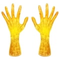 thumbnail image 1 of Yuarrent 2 uds. Adornos de mano de fantasma de terror de Halloween estatua de mano brillante alimentada por accesorios creativos de Halloween Kits de decoración para fiestas Yuarrent HA037663-00, 1 of 6