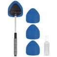 thumbnail image 4 of Clearance Windshield Cleaner Microfiber Car Window Cleaner With 4 Reusable And Washable Extendable Handle And Spray Bottle Auto Interior Exterior Glass Wiper Car Window Cleaning 50Ml, 4 of 9