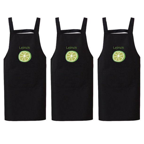 Delantal de 3 piezas para mujer, impermeable y resistente al aceite, para cocina doméstica, delantal de cocina para el hogar, antiincrustante y resistente a la suciedad, para cocinar en la
