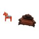 thumbnail image 5 of Figura de escritorio,Artesanía tradicional sueca de estatuas de caballos,Sofá miniatura para muñecas,Muebles para casa de muñecas,sofá europeo,decoración de modelo,Sillón individual, 5 of 8