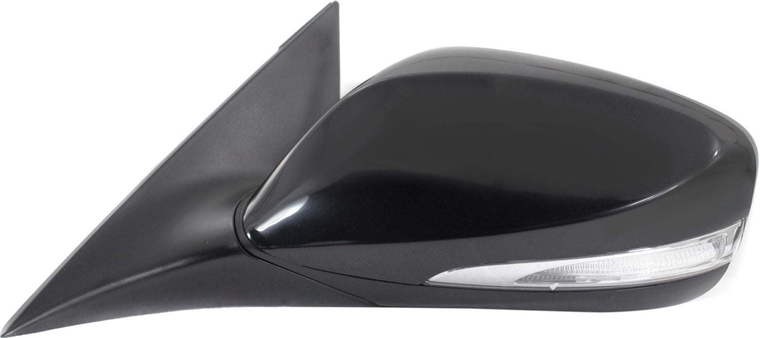 Mirror Compatible With 2014-2017 Hyundai Veloster Left Driver Side Heated w/ Blind Spot Corner Glass In-housing Signal Light Paintable Kool-Vue