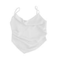 thumbnail image 2 of Womens Summer New Spicy Girl Pleated Irregular Slim Fit Short Camisole Vest, 2 of 8