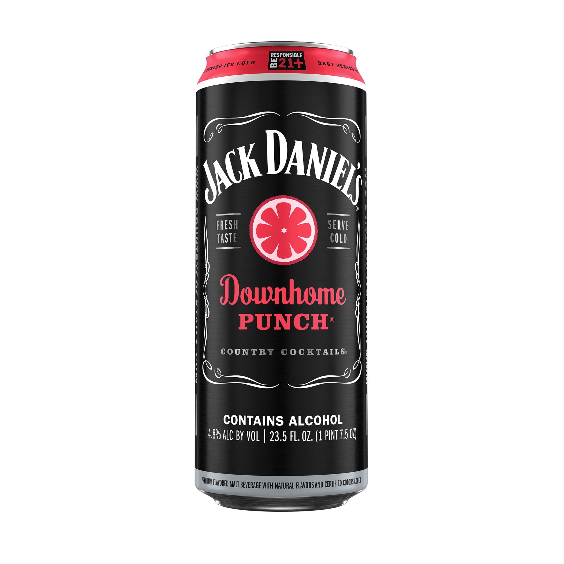 Jack Daniel's Downtown Punch Malt Beverage, 23.5 fl oz, 4.8% ABV