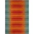 thumbnail image 4 of SAFAVIEH Kilim Doriane Southwestern Area Rug, Teal/Red, 4' x 6', 4 of 5