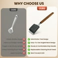 thumbnail image 3 of Bristle Free Grill Brush, Safe BBQ Cleaner with Stainless Steel Scraper for Outdoor Grill, 3 of 7