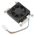 thumbnail image 2 of Para ventilador de refrigeración RasPi CM4 5V 3007 ventilador de refrigeración de bajo ruido con pegatina de disipación de calor, 2 of 5
