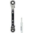 thumbnail image 2 of Uniweld 70022 Reversible Ratchet Wrench with DHVA Dual Hex Wrench Adaptor, 2 of 5