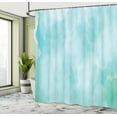 thumbnail image 5 of Ambesonne Art Abstract Shower Curtain, Soft Dream Smoke, 69"Wx70"L, Pale Blue and Seafoam, 5 of 5