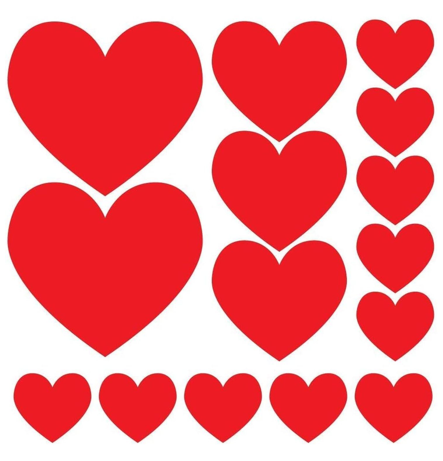 Valentine's Day Lawn Decorations - Outdoor Yard Signs Hanging Decor (14 Piece Set)