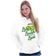 thumbnail image 3 of St Patricks Day Live Laugh Luck Hoodie Sweatshirt Women Brisco Brands L, 3 of 4