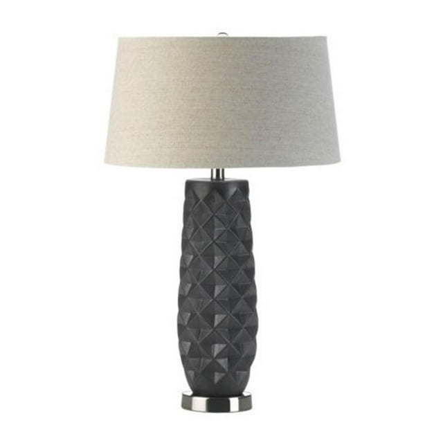 Nikki Chu 5001009 Tao Prism Table Lamp, Charcoal