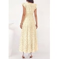 thumbnail image 6 of PRETTYGARDEN Womens Boho Maxi Dresses Summer Floral Lace Eyelet V Neck Spring Wedding Guest Dress Beach Vacation Clothes, 6 of 8