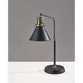 thumbnail image 2 of Simplee Adesso Arthur Desk Lamp Black & Antique Brass Metal, 2 of 5
