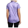 thumbnail image 2 of Yellow Rooster Women's PosiCharge Electric Heather Polo Purple Electric XS, 2 of 5