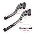 thumbnail image 3 of Adjustable Folding Motorcycle Levers and Rubber Grips for Pulsar 200 NS/RS/A, 3 of 10