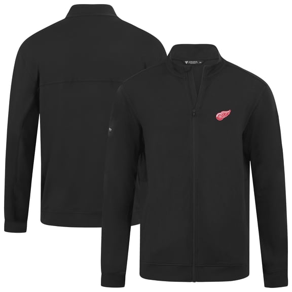 Men's Levelwear Black Detroit Red Wings Alec Full-Zip Jacket
