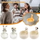 thumbnail image 3 of 2 PCS Cartoon Candle Holder Votive Candle Holders for Candlesticks,B, 3 of 5