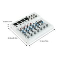 thumbnail image 4 of TFCFL 2/4/5/6-16 Channel Mixing Console Sound USB Bluetooth Live Studio Audio Mixer, 4 of 36