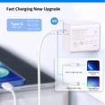 thumbnail image 4 of Amurx A1 USB C Quick Wall Charger, 20W PD Fast Charging Adapter Ultra Compact Type C for iPhone 14 Series 13, 12, 11, iPad, Samsung Galaxy S21, S20, Note 10, Pixel More, 4 of 8