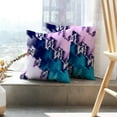 thumbnail image 6 of LALILO Throw Pillow Covers Colorful Zigzag Fantasy White Blue And Cushion Cover 18" x 18", 3860 Pack, 6 of 6