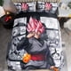 thumbnail image 3 of Juego de ropa de cama de Dragon Ball Goku, Sábana de Cuatro piezas, funda de almohada sólida, colcha de lino, tamaño Queen y King, accesorios de cama, 3 of 4