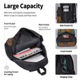 thumbnail image 4 of Balery Rustic Cabin Autumn Forest Mochila escolar 3 en 1 para niños: mochila resistente con lonchera térmica y estuche para lápices. Mochila escolar para niños y niñas., 4 of 7