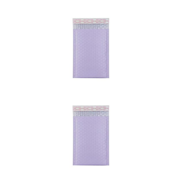 Bewildely Bolsas duraderas de 30 piezas, sobres de burbujas impermeables de entrega confiable, sobres para entrega confiable, paquete impermeable púrpura 13*18+4cm 2Conjunto