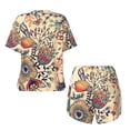 thumbnail image 5 of Xecao Floral With Birds And Fantasy Flowers print Swimsuit for women, Summer-ready, sporty style.Quick-dry fabric. Many sizes & colors., 5 of 9