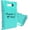 Aqua, variant on OptiPak 12x15 Merchandise Bags - Plastic Bags with Handles - Package Bags - Thank you Bulk of 50 Pack Aqua